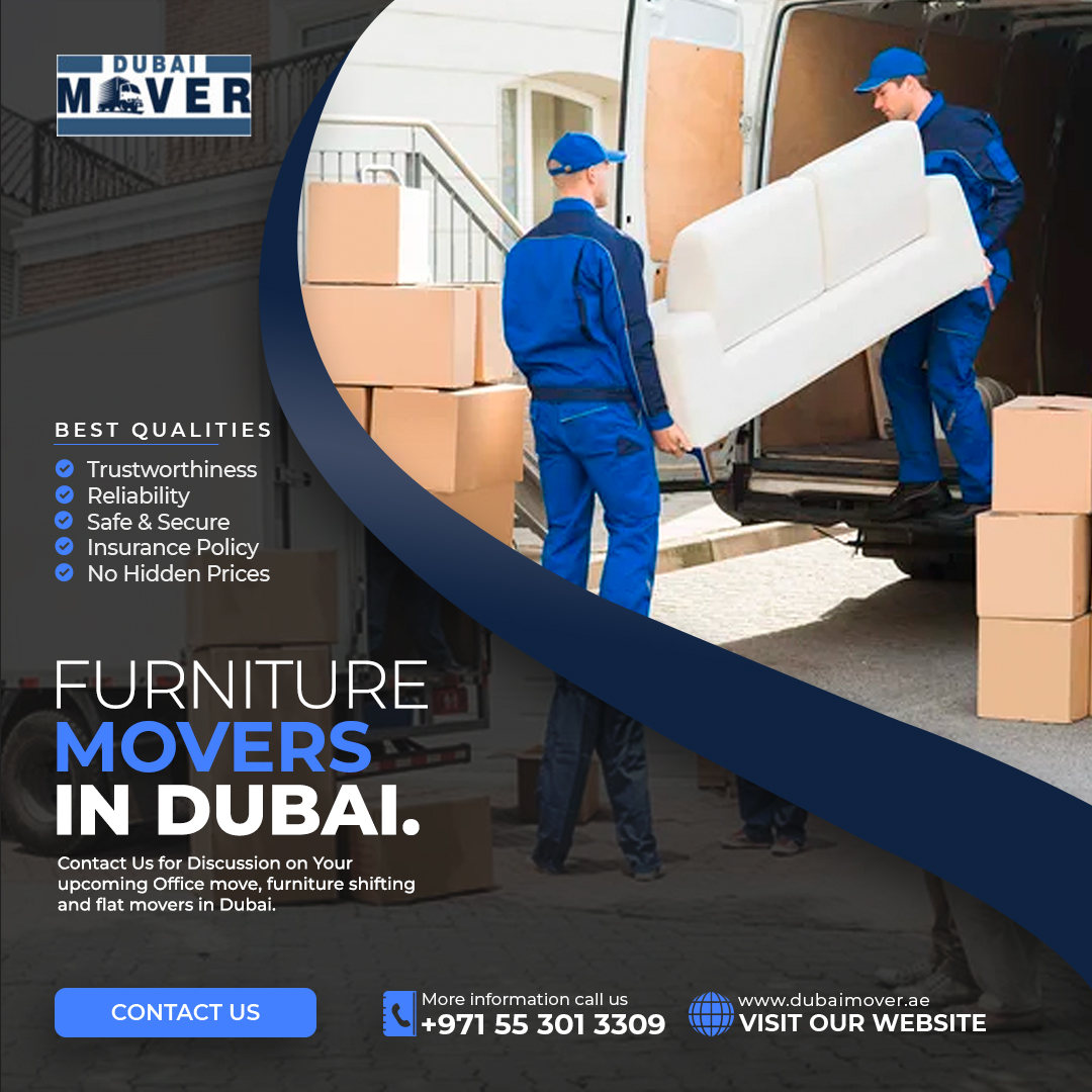 What is the estimated timeline for a standard residential move with movers in Dubai?