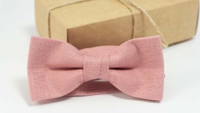 Men's Pink Bow Tie