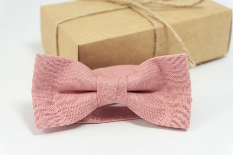 Men's Pink Bow Tie